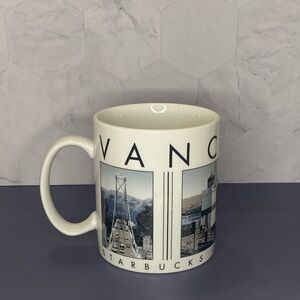 NWT 2003 Starbucks Barista CITY SCENES SERIES: VANCOUVER Ceramic  Mug, 18 oz